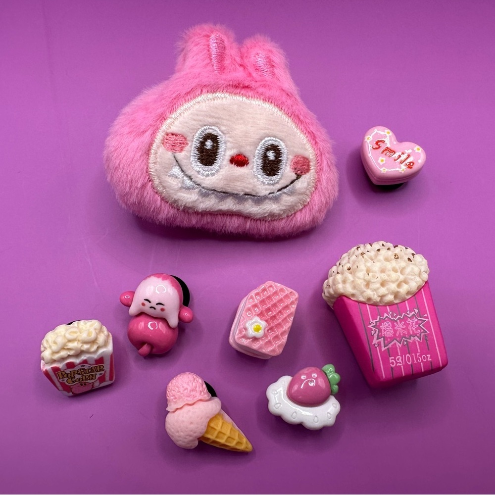 Fuzzy Monster no brand Crocs Plastic Clog Charms sets - Picture 4 of 10